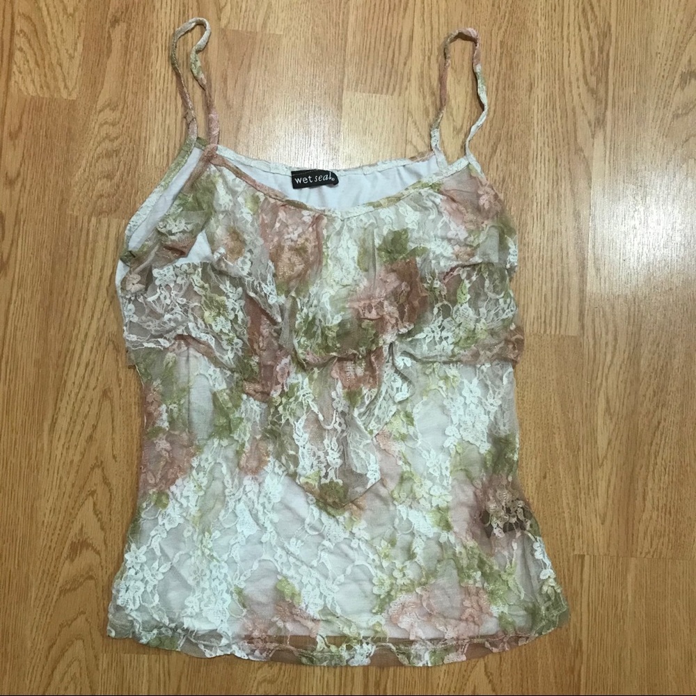 Floral tank top